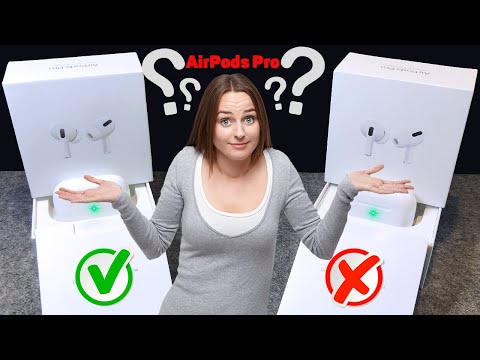 Видео: Где ФЕЙК? Как Отличить Оригинальные AirPods Pro от Подделки LUX? Определяем Копию по Коробке и Кейсу