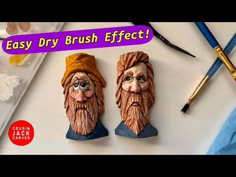 Видео: ⚡️Роспись резьбы по дереву акриловыми красками — 2 разных метода.