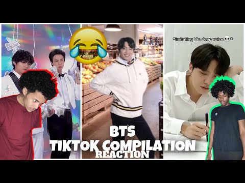 Видео: СЛИШКОМ СМЕШНО 😂 АМЕРИКАНЦЫ РЕАКЦИЯ НА ПОДБОРКУ BTS TikTok 2021