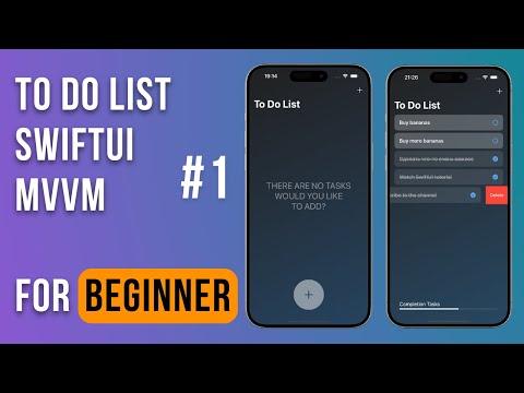 Видео: ToDo List на SwiftUI / MVVM / Урок 1