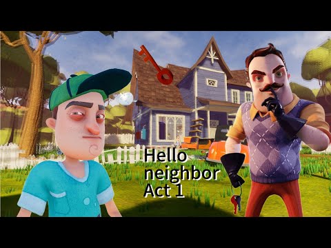 Видео: Hello neighbor|Здравей съседе епизод 1