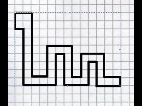 Видео: Змея (графический диктант по клеточкам), рисуем по клеточкам змейку