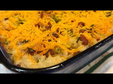 Видео: Запеканка из печеного картофеля