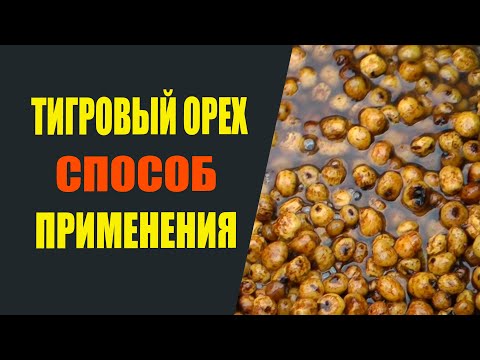 Видео: Тигровый орех. Способы применения.