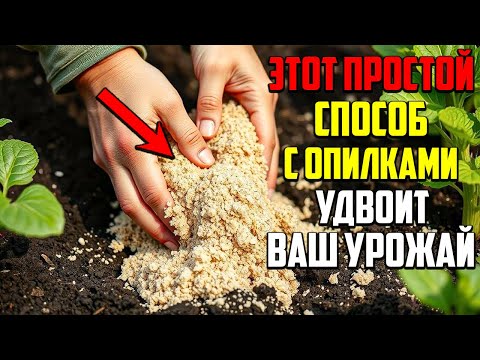 Видео: Превратите Опилки В Черное Золото! Секретный Рецепт Для Вашего Огорода!