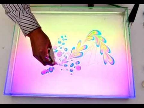 Видео: Техника рисования Эбру