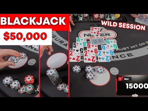 Видео: Блэкджек — от 1000 до 50 000 долларов, а затем... Вам нужно увидеть эту Wild Session | #125