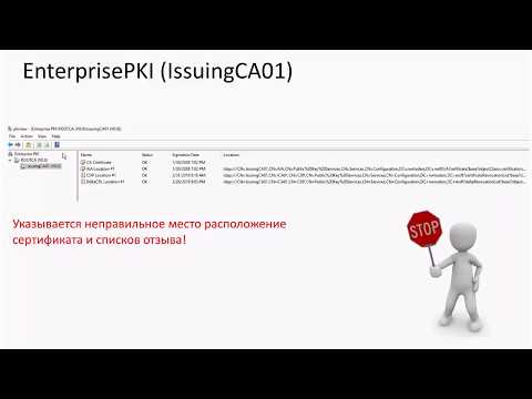 Видео: Установка и настройка издающего удостоверяющего центра, Леонид Шапиро