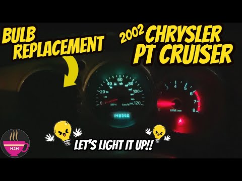 Видео: Как заменить лампочки в приборной панели Chrysler PT Cruiser 2002 года (Уровень сложности: 10)