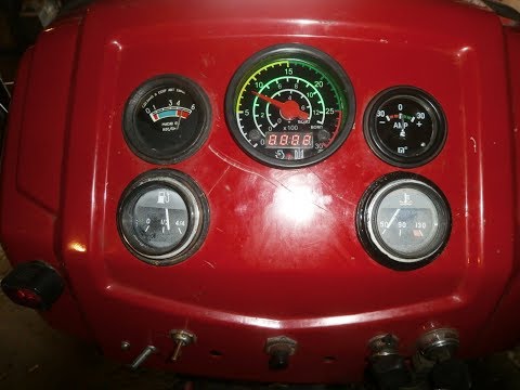 Видео: Установка ТАХОМЕТРА с МОТО-ЧАСАМИ на Китайский ТРАКТОР !