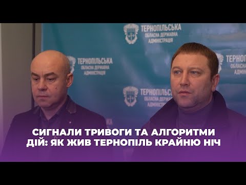 Видео: Сигнали тривоги та алгоритми дій: як жив Тернопіль крайню ніч