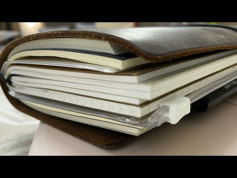 Видео: TRAVELER'S notebook | TRAVELER'S COMPANY | midori |notebook Блокнот Egolibro