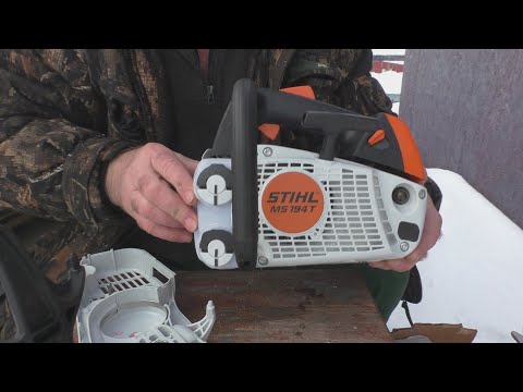 Видео: 81. Прикупил STIHL 194T.  Проверка на подлинность.  Первый запуск