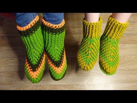Видео: Теплые сапожки крючком