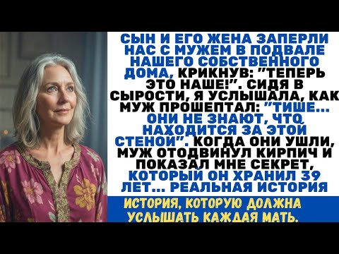 Видео: Наш родной сын запер нас в подвале, чтобы забрать дом. Но мой муж прошептал «Тише… У меня есть тайна