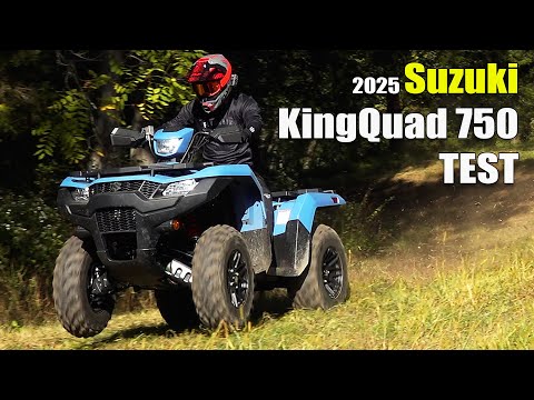 Видео: Обзор теста Suzuki KingQuad 750 2025 года