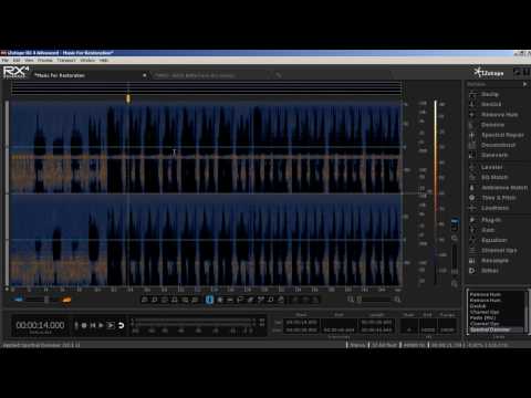 Видео: iZotope RX - Denoise с фазоинверсией, а так же удаление щелчков и гула.