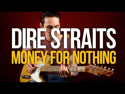 Видео: Как играть на гитаре Dire Straits Money For Nothing разбор с табами - Первый Лад