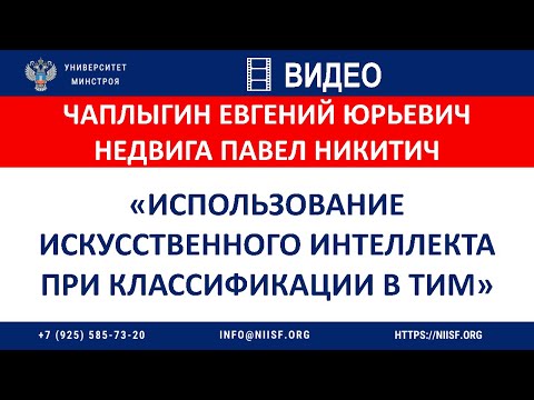 Видео: Чаплыгин Е.Ю. и Недвига П.Н. Использование искусственного интеллекта при классификации в ТИМ