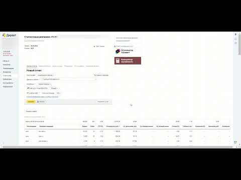 Видео: Отрывок аудита рекламных кампаний в Яндекс директ частой школы. Почему нет заявок.