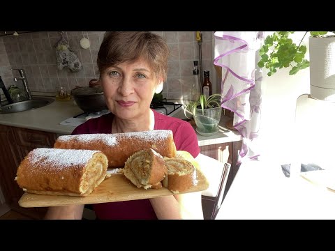 Видео: 🍎🔥 Огромный ЯБЛОЧНЫЙ рулет - нежный, как пух. Наслаждение мягкой выпечкой.