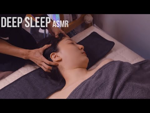 Видео: ASMR 😪 Массаж кожи головы + Уход за лицом Глубокое расслабление