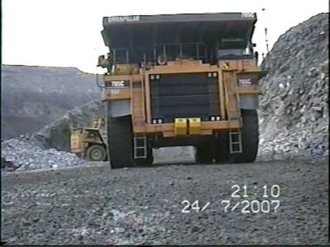 Видео: Костомукша. Карьер.Катерпиллер.