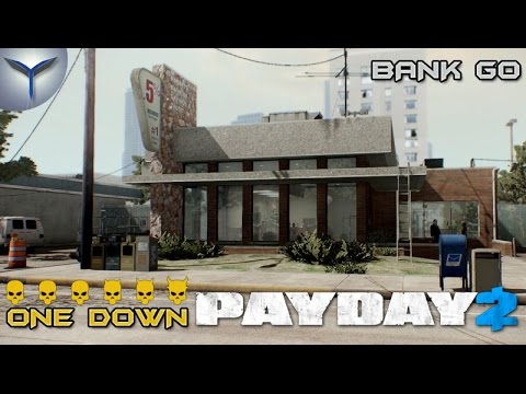 Видео: Payday 2. Как одному пройти Банк GO по стелсу.ONE DOWN.