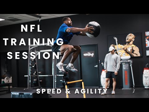 Видео: Тренировка на ловкость и скорость в НФЛ | Тренируйтесь вместе с игроком НФЛ в этой тренировке на ...