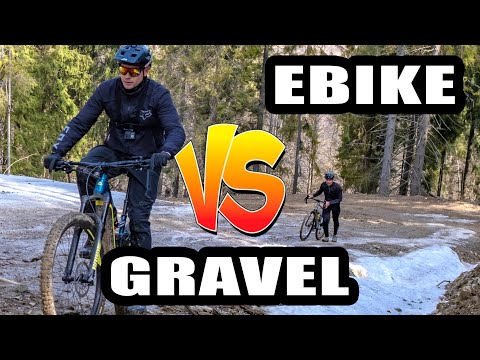 Видео: GRAVEL BIKE VS EBIKE НА ENDURO ТРАССЕ