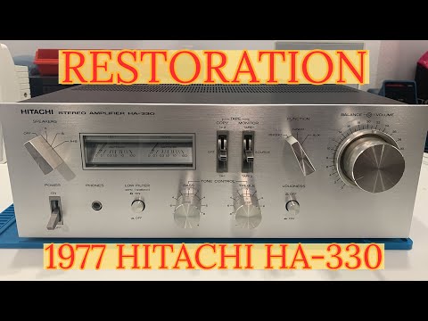 Видео: Ретро ремонтник - Эпизод 02-1977 Восстановление усилителя Hitachi HA-330