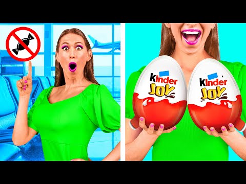 Видео: Как Пронести Еду в Самолёт | Эпичная Битва с Едой от Fun Teen Challenge