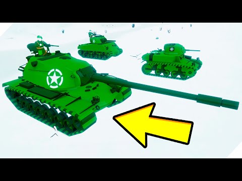 Видео: Угарные БИТВЫ ТАНКОВ! - Total Tank Simulator