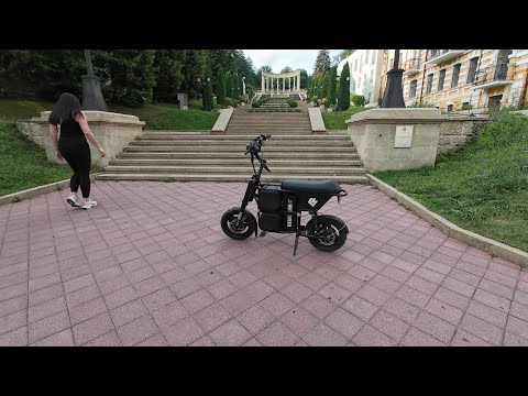 Видео: Кисловодск. Вдоль Березовского ущелья на электроскутере  WHITE SIBERIA ZVER. 6 августа 2025 г.