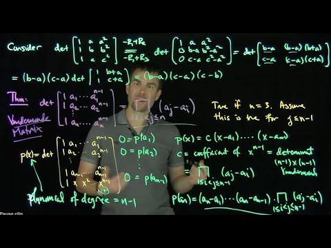 Видео: Матрицы Вандермонда