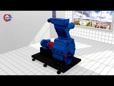 Видео: МГУПП: 3D модель молотковой дробилки (устройство, работа)