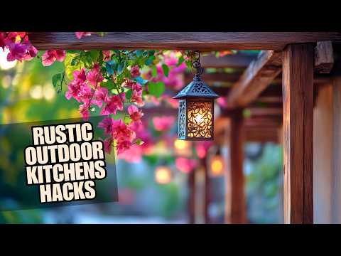 Видео: Небольшие деревенские кухни на открытом воздухе: лайфхаки 2025 года, которые вам НУЖНО увидеть!