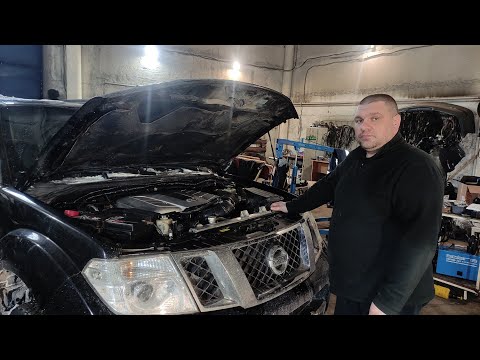 Видео: Свап двс 3uz-fe с акпп 6AT в Nissan Pathfinder R51.