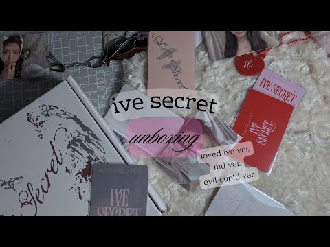 Видео: 𝜗ৎ (.◜ᴗ◝.) распаковка ive secret | loved ive ver., md ver., evil cupid ver.