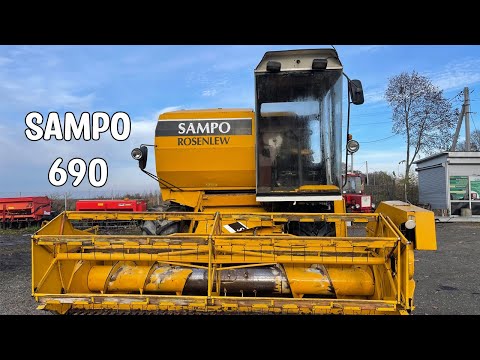 Видео: Sampo 690 з Волині на Полтавщину. Огляд майданчику в с. Дерно. Зустріч з підписником. Трактор YTO