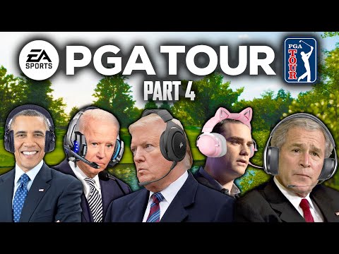 Видео: Президенты США играют в EA Sports PGA Tour (часть 4)