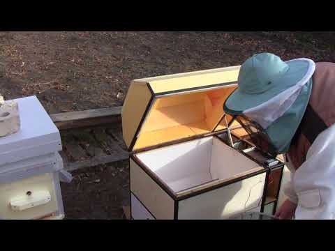 Видео: Обработка в термокамере 6.11. 2021. Пересаживаем с пустых рамок на полномедки, сборка в зиму