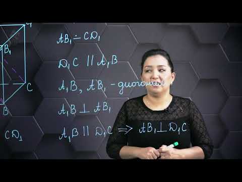 Видео: Түзу мен жазықтықтың перпендикулярлығы. Практикалық бөлім. 10 сынып.