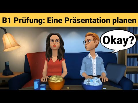 Видео: Устный экзамен по немецкому языку B1 | Планируем что-то вместе/диалог | Говорим Часть 3: Презентация