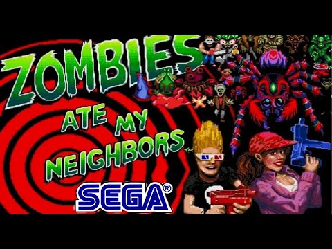 Видео: Zombies Ate My Neighbors/ SEGA/ Реквест от ASAFER/Зомби съели моих соседей  #5