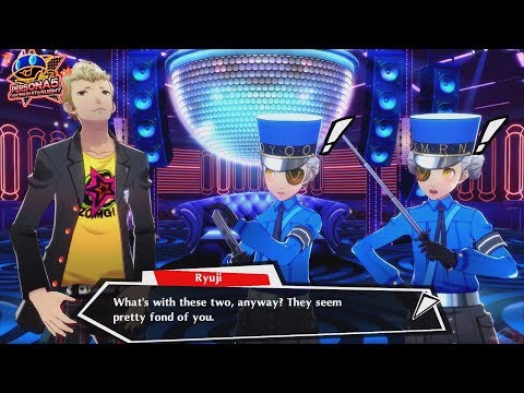 Видео: Кэролайн и Джастин (Сила) Общественные мероприятия 1-8 | Persona 5: Танцы в звёздном свете