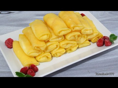 Видео: Вкусно - БЛИНЧИКИ с ТВОРОГОМ без Муки /НАЛИСТНИКИ с Творогом/ Тонкие Блинчики Рецепт.