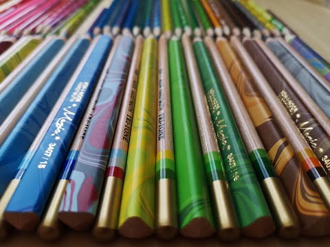 Видео: Обзор карандашей Koh-i-noor Magic, Tri-Tone + недорогие аналоги. #карандаши #сравнение #выкраска