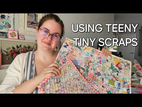 Видео: Стежка с крошкой конфетти | Учебное пособие | Сборка обрезков