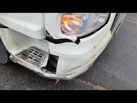Видео: ДАФ ПОПАЛ ДТП,12 ЧАСОВ АДА((